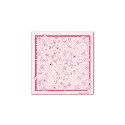 LOUIS VUITTON MURAKAMI LV X TM MONOGRAM CHERRY BLOSSOM SQUARE 70 M94964 (67*67cm)